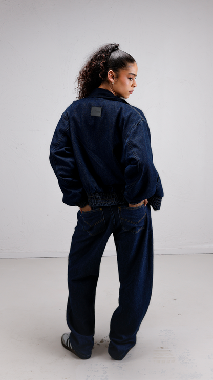 Denim Bomber Jas